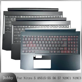 NOVO Original Para Acer Nitro 5 AN515-54 AN515-55 AN515-56 AN515-57 N20C1 N18C3 Caso Superior do apoio para as Mãos Tampa Superior do Teclado Retroiluminado